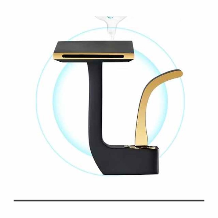 Waterfall Basin Sink Mixer Faucet, Brass Bathroom Taps Single Handle One Hole with Hot and Cold Hose Vessel Water Tap Deck Mounted