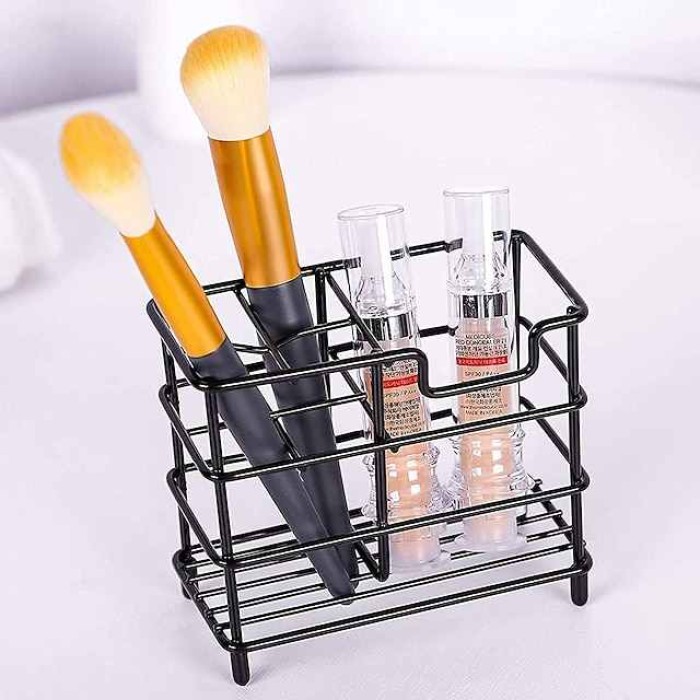 Bathroom Toothbrush Holder 304 Stainless Steel Toothpaste Holder Stand Bathroom Accessories Organizer