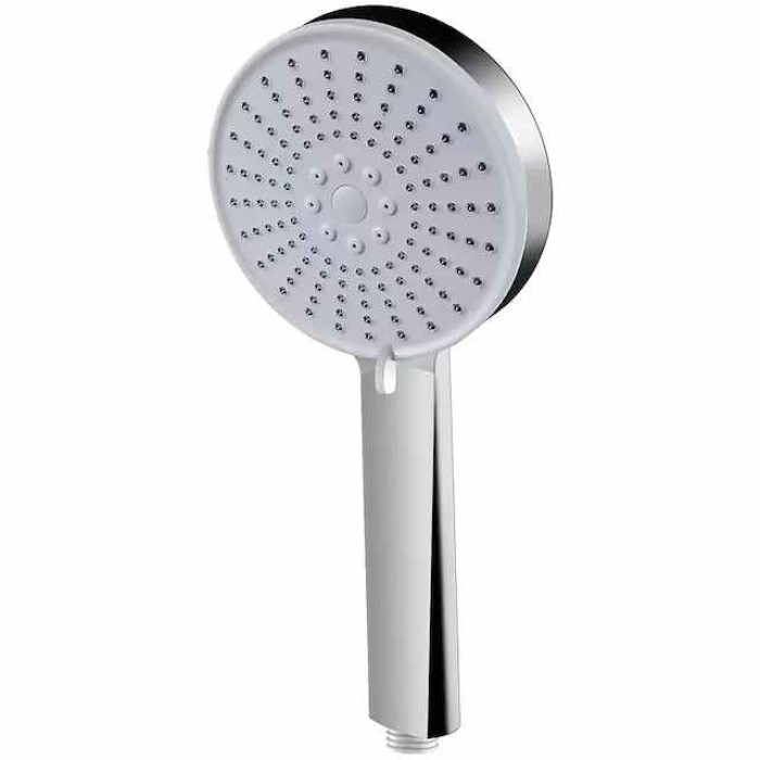 5 Mode Shower Head High Pressure Handheld Spray, with Stop Button Adjustable High-Pressure Water Saving, Shower Bathroom Accessories, Large Panel Electroplating Five-speed Showerhead