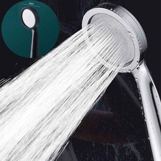 High Pressurized Nozzle Sprayer Shower Head Water Saving Rainfall with ABS Chrome Bathroom Shower Head Bathroom Accessories