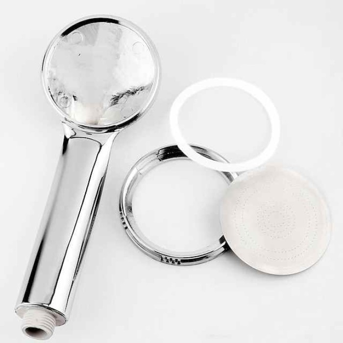 High Pressurized Nozzle Sprayer Shower Head Water Saving Rainfall with ABS Chrome Bathroom Shower Head Bathroom Accessories