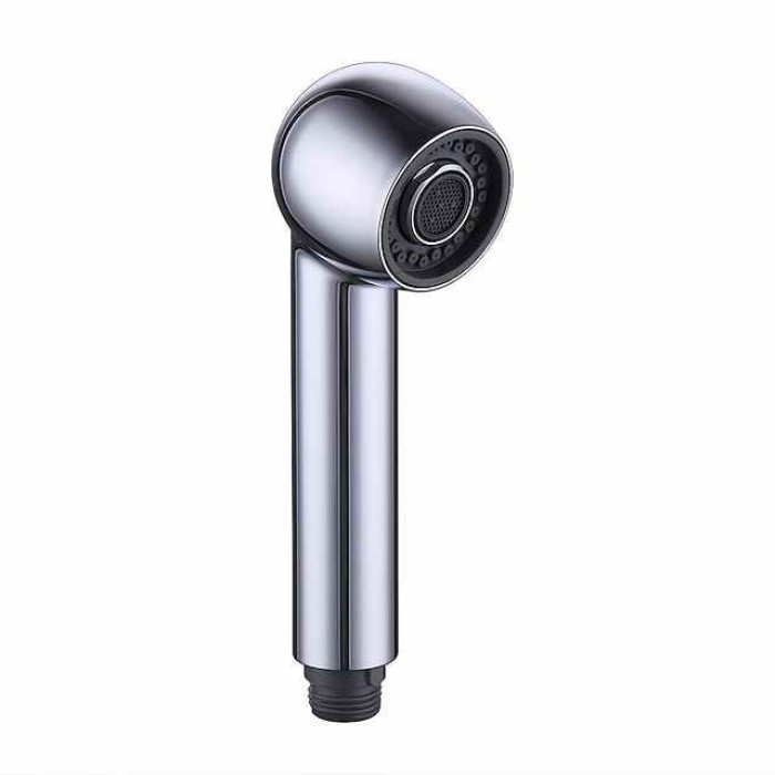 Kitchen Faucet Head Replacement Black Chrome, Pull Out Faucet Sprayer Head Nozzle Attachment Fittings Accessories, Aeration Spray Splash-proof Spout