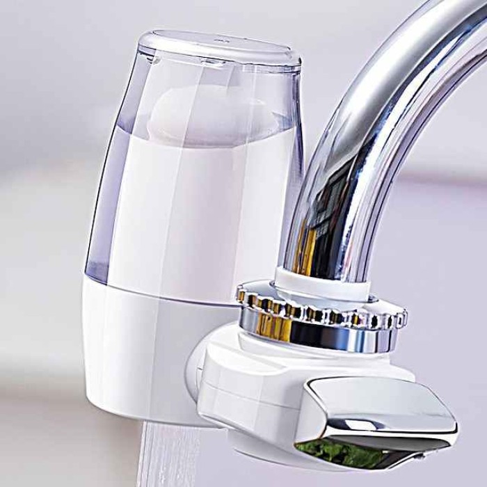 7 Stage Faucet Water Filter System Replacement Ceramic Filter, Faucet Water Filtration System, Tap Water Filter Sprayer Head Nozzle, Reduces Chlorine, Heavy Metals and Bad Taste