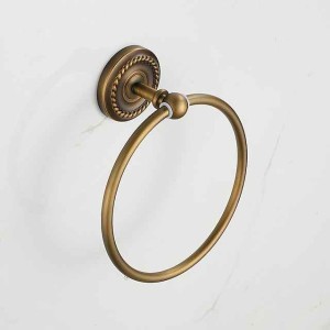 Towel Ring Wall Mounted Antique Brass Toilet Towel Ring Bath Towel Holder Hand Towel Holder Bathroom Accessories Bath Hardware