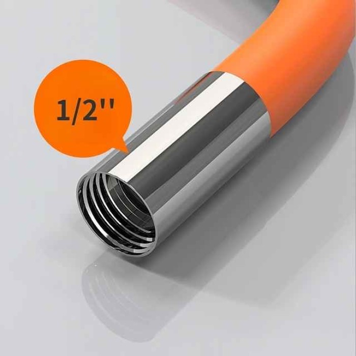 Faucet Extension Tube 45cm, Universal Flexible Hose Shapeable Water Pipe Multipurpose Connector Faucet for Kitchen Sink Bathroom Garden