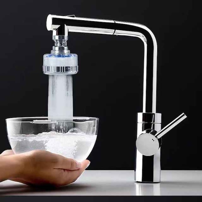 Faucet Water Purifier Household Kitchen Extension Tap Water Filter Nozzle Flower Sprinkler Faucet Splash Head