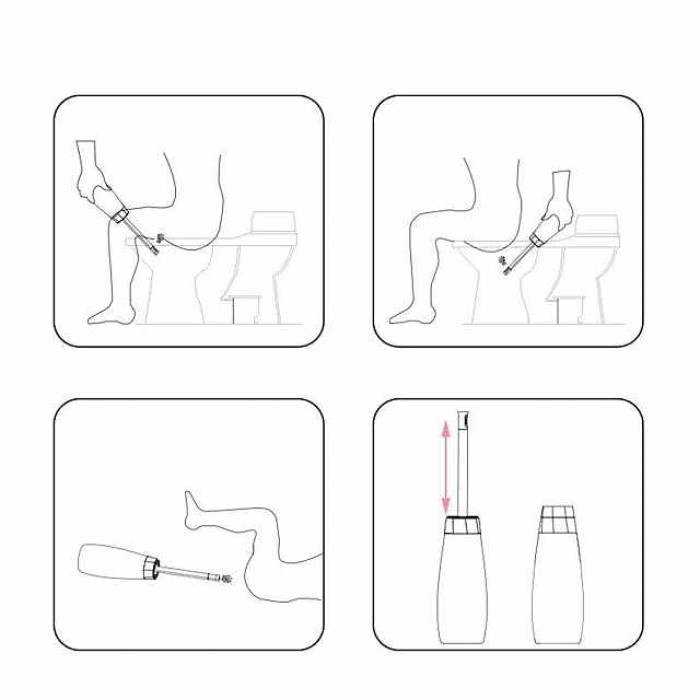 400 ml Travel Bidet Sprayer Bottle Protable Dual Head,  Shattaf Cleaning Set Pink Detachable Nozzle for Toilet Bathroom Postpartum & Feminine Care