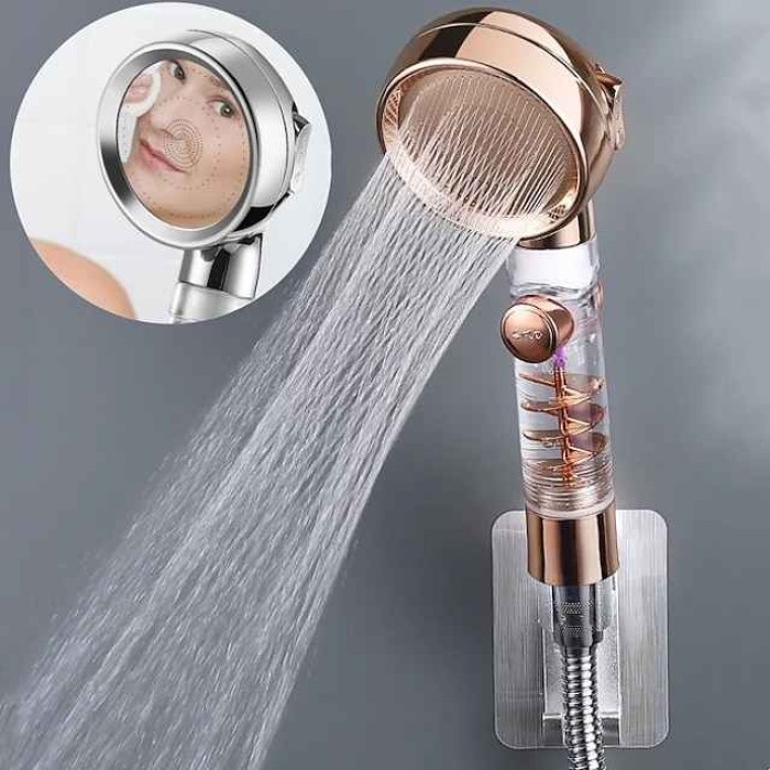 Beauty Skin Three-speed Turbo Rod Supercharged Shower Shower Head Whirlpool Bath Bath Hose Set Water Heater Shower Head Shower