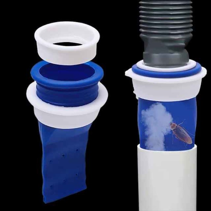 2Pcs Silicone Floor Drain Odor-proof Leak Core Down The Water Pipe Draininner Core Kitchen Bathroom Sewer Seal Leak Deodorant