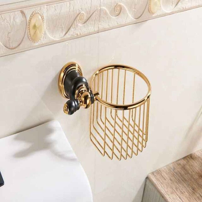 Toilet Paper Holder Cool New Design Creative Antique Country Brass 1PC - Bathroom Hotel bath Wall Mounted