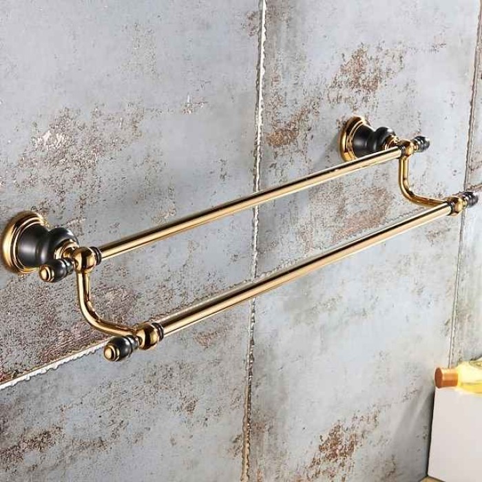 Towel Bar Cool  New Design Creative Antique  Country Brass 1PC - Bathroom Hotel bath 2-tower bar Wall Mounted