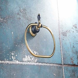 Towel Bar Foldable  New Design Creative Antique  Country Brass 1PC - Bathroom Hotel bath towel ring Wall Mounted