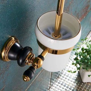 Toilet Brush Holder Cool New Design Creative Antique Country Brass 1PC - Bathroom Hotel bath Wall Mounted