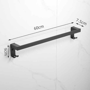 Towel Holder Towel Bar Creative Contemporary  Modern Aluminum 1PC 1-Towel Bar Wall Mounted