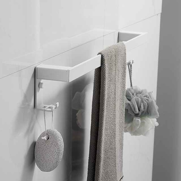 Towel Holder Towel Bar Creative Contemporary  Modern Aluminum 1PC 1-Towel Bar Wall Mounted