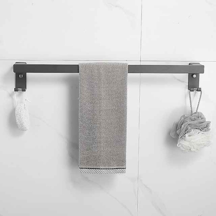 Towel Holder Towel Bar Creative Contemporary  Modern Aluminum 1PC 1-Towel Bar Wall Mounted