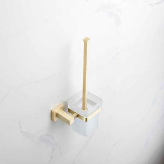 Toilet Brush, Toilet Bowl Brush and Holder Cool  Creative Modern Country Brass 1PC - Bathroom  Hotel bath Wall Mounted