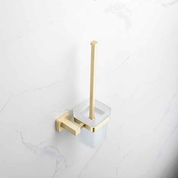 Toilet Brush, Toilet Bowl Brush and Holder Cool  Creative Modern Country Brass 1PC - Bathroom  Hotel bath Wall Mounted