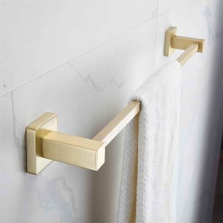 Bathroom Towel Rack Hooks Kitchen Hand Towel Holder New Design Modern Country Brass 1PC - Bathroom Hotel bath 1-Towel Bar Wall Mounted