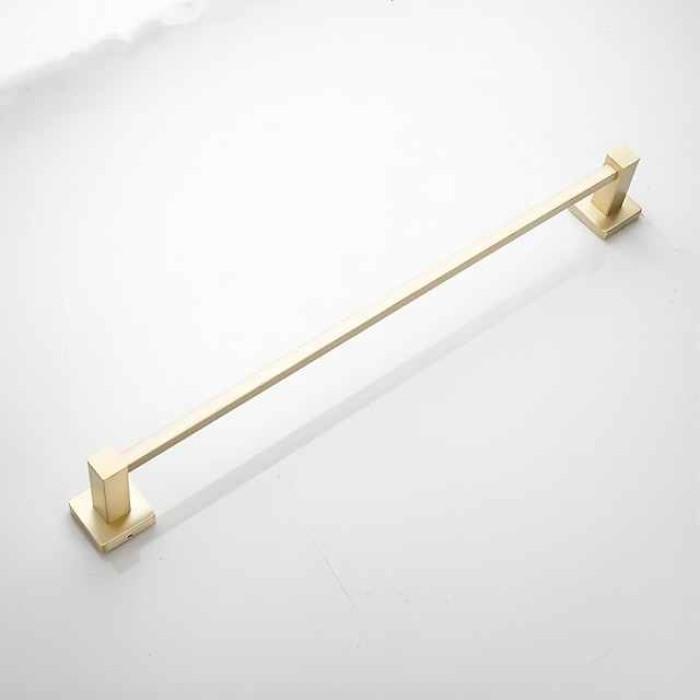 Bathroom Towel Rack Hooks Kitchen Hand Towel Holder New Design Modern Country Brass 1PC - Bathroom Hotel bath 1-Towel Bar Wall Mounted