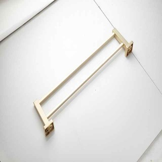 Bathroom Towel Rack Hooks Kitchen Hand Towel Holder Cool New Design Modern Country Brass 1PC Bathroom Hotel bath 2-tower bar Wall Mounted