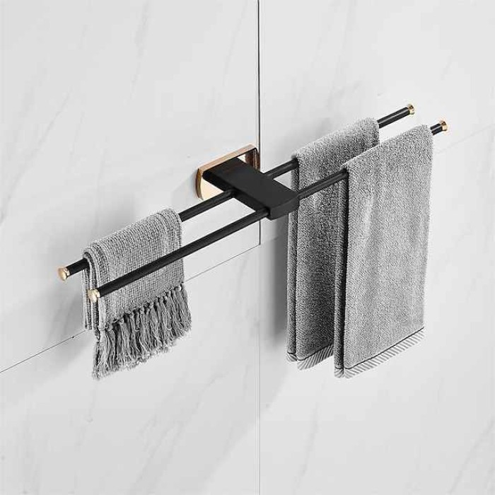 Towel Bar Cool / New Design Modern / Country Brass 1PC - Bathroom / Hotel bath 2-tower bar Wall Mounted