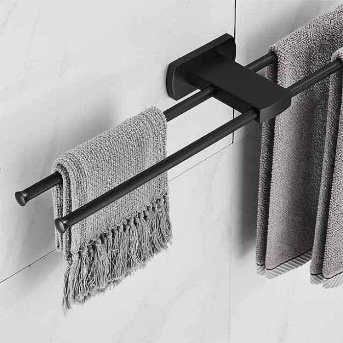 Towel Bar Cool / New Design Modern / Country Brass 1PC - Bathroom / Hotel bath 2-tower bar Wall Mounted