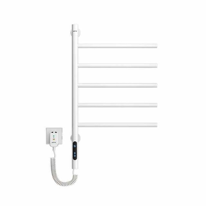 Electric Towel Warmers Radiator, Wall-Mounted & Freestanding Heated Towel Drying Rack, 304 Stainless Steel Heated Towel Rail for Bathroom