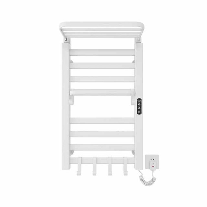 Electric Towel Warmers Radiator, Wall-Mounted & Freestanding Heated Towel Drying Rack, Aluminum Alloy Heated Towel Rail for Bathroom