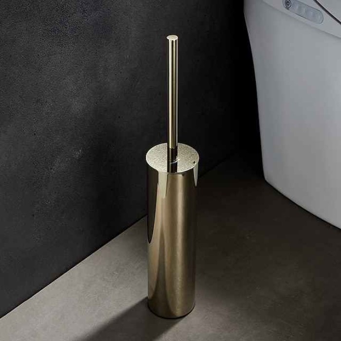 Toilet Brush Holder Creative / Multifunction Contemporary / Modern Stainless Steel 1PC Floor Mounted