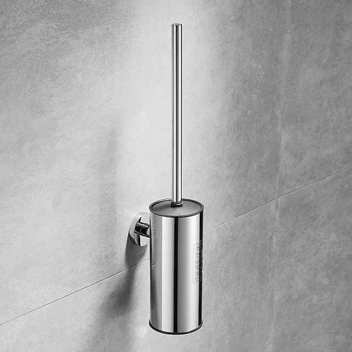 Toilet Brush Holder Creative Contemporary / Modern Stainless Steel 1PC Wall Mounted