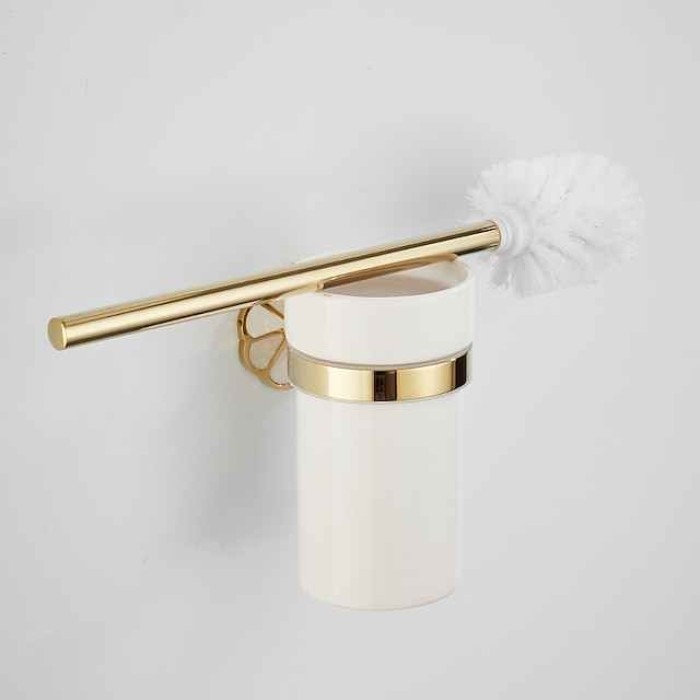 Toilet Brush Holder New Design Contemporary / Modern Stainless Steel / Ceramic / Zinc Alloy 1PC - Bathroom Wall Mounted