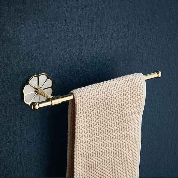 Towel Bar Creative Contemporary / Modern Stainless Steel / Zinc Alloy 1PC - Bathroom 1-Towel Bar Wall Mounted