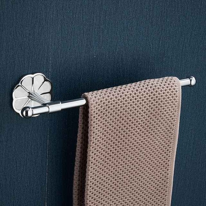 Towel Bar Creative Contemporary / Modern Stainless Steel / Zinc Alloy 1PC - Bathroom 1-Towel Bar Wall Mounted