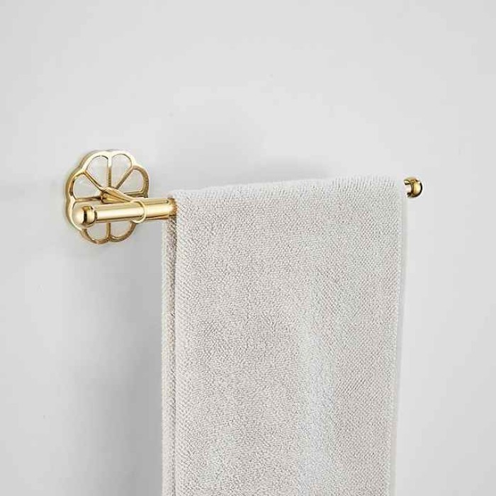 Towel Bar Creative Contemporary / Modern Stainless Steel / Zinc Alloy 1PC - Bathroom 1-Towel Bar Wall Mounted