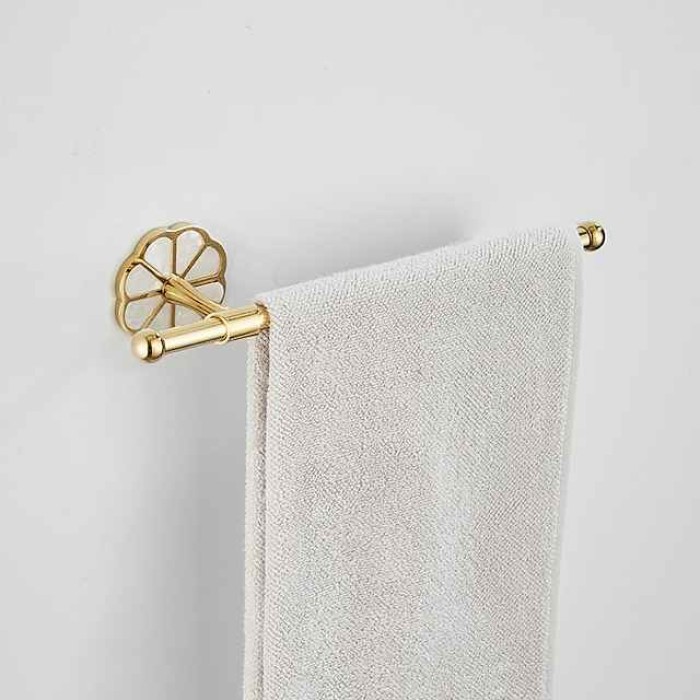 Towel Bar Creative Contemporary / Modern Stainless Steel / Zinc Alloy 1PC - Bathroom 1-Towel Bar Wall Mounted