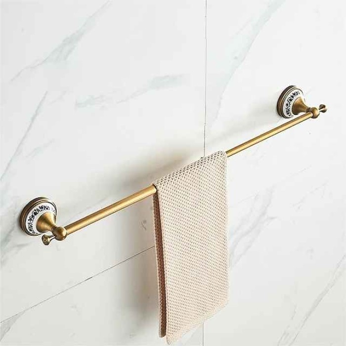 Bathroom Accessory Set / Towel Bar / Robe Hook Adorable Antique / Modern Brass Bathroom / Hotel bath Wall Mounted