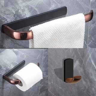 Towel Bar / Toilet Paper Holder / Robe Hook Adorable Modern Brass 5pcs - Bathroom / Hotel bath Wall Mounted