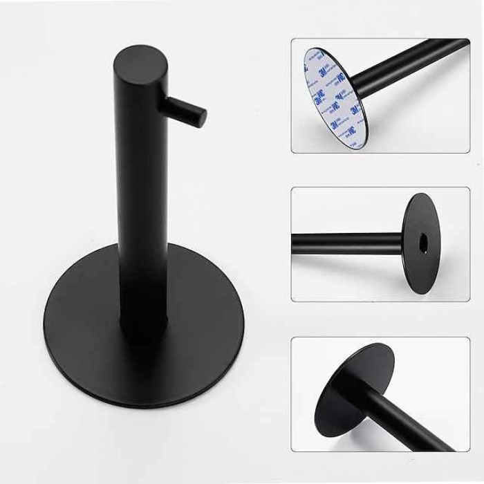 Toilet Paper Holder New Design / Self-adhesive / Creative Contemporary / Modern Stainless Steel / Low-carbon Steel / Metal 1PC - Bathroom Wall Mounted