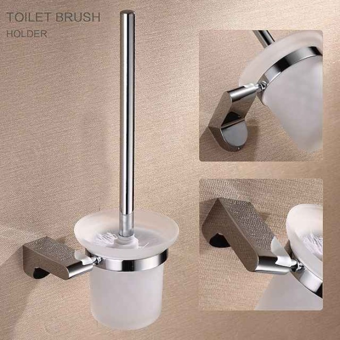 Towel Bar Toilet Paper Holder Toilet Brush Holder Cool Adorable Lovely Contemporary Modern Brass  Glasses Zinc Alloy 1PC - Bathroom Wall Mounted