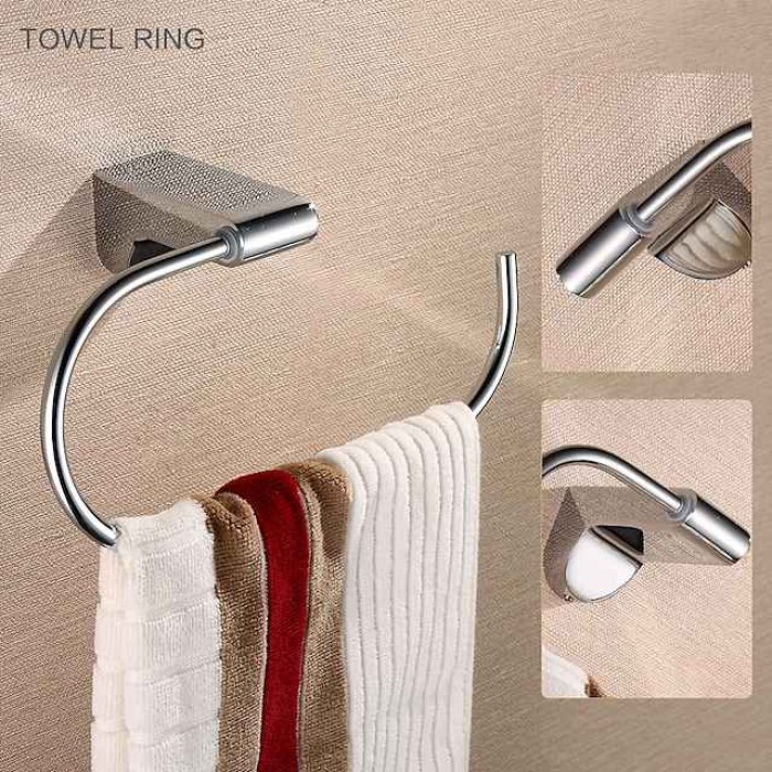 Towel Bar Toilet Paper Holder Toilet Brush Holder Cool Adorable Lovely Contemporary Modern Brass  Glasses Zinc Alloy 1PC - Bathroom Wall Mounted