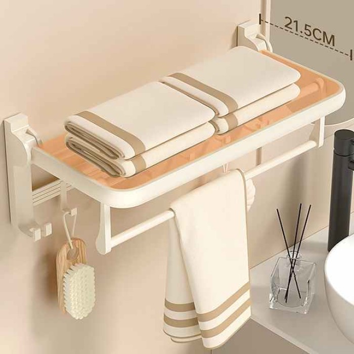 Toilet Paper Holder / Robe Hook / Bathroom Shelf Creative / Multifunction Contemporary / Modern Aluminum 1PC - Bathroom Single / Double / 1-Towel Bar Wall Mounted